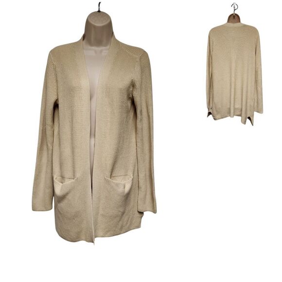 Gap Long Sleeve Open Cardigan Sweater Size Small Color Yellow - Picture 1 of 6